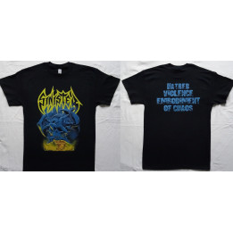 Sinister Hate Hatred Violence Embodiment Of Chaos Official T-Shirt Death Fucking Metal 
