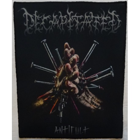 Decapitated Anticult Backpatch Giant Back Patch Rückenaufnäher Aufnäher