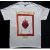 Batushka Litourgiya Milost Heart Of Mary Official White T-Shirt Black Metal 