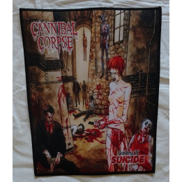 Cannibal Corpse Patch Gallery Of Suicide Backpatch Giant Back Patch Rückenaufnäher Aufnäher