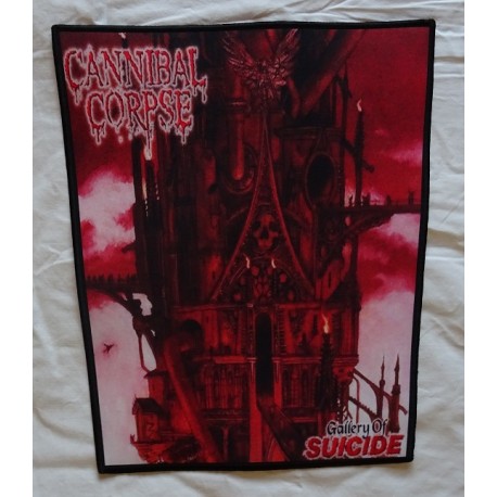 Cannibal Corpse Patch Gallery Of Suicide Backpatch Giant Back Patch Rückenaufnäher Aufnäher