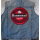 Slayer Angel of Death Jeff Hanneman 1964 - 2013 Still Reigning Big Embroidered Red Black White Skull BackPatch Patch Handmade