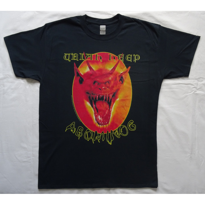 Uriah Heep Abominog Official T-Shirt , Art Rock , Heavy Metal , Hard Rock , Psychedelic Rock