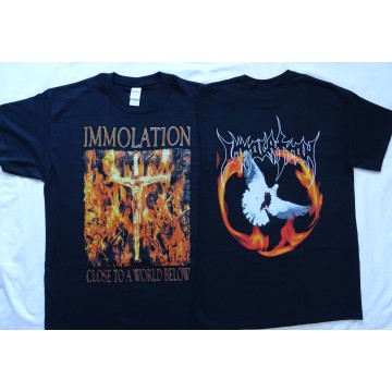 Immolation Official T-Shirt Close To a World Below Metal Classic From the Death Metal 