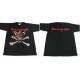 Running Wild Crossbones Under Jolly Roger Official T-Shirt Old Skull Heavy Metal Power Metal Pirate Metal