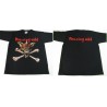 Running Wild Crossbones Under Jolly Roger Official T-Shirt Old Skull Heavy Metal Power Metal Pirate Metal