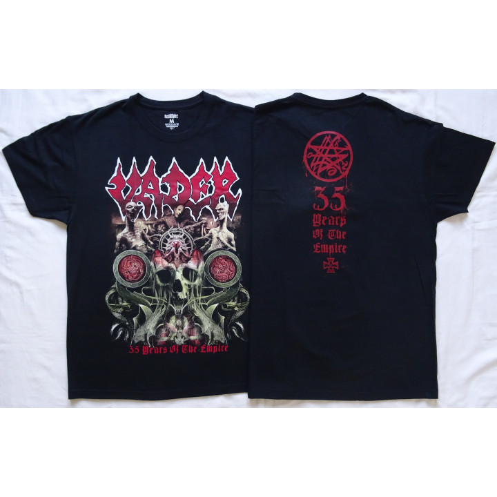 Vader 35 Years Of The Empire Official T-Shirt Limited Version Death Thrash Metal 