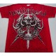 Motörhead Since 1975 Live To Win Totum Dependeat Everything Louder Than Everything Else Official Red All Print T-Shirt Lemmy