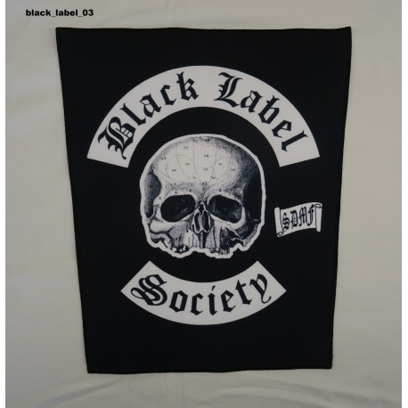 Black Label Society Backpatch Giant Back Patch Rückenaufnäher Aufnäher