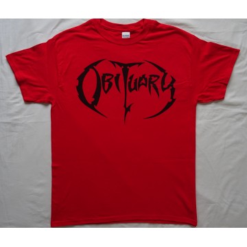 Obituary Florida Death Metal Dying Of Everything T-Shirt Red Official 
