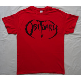 Obituary Florida Death Metal Dying Of Everything T-Shirt Red Official 
