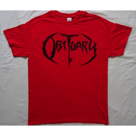 Obituary Florida Death Metal Dying Of Everything T-Shirt Red Official 