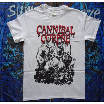 Cannibal Corpse Pile of Skulls Official T-Shirt Brutal Death Fucking Metal Real Photo !