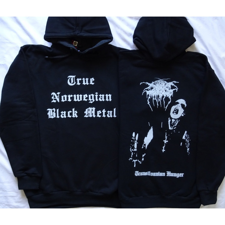 DarkThrone Transilvanian Hunger Dark Throne True Norwegian Black Metal Official Hoodie Kapuzenjacke All Size Alle Größe 