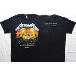 Metallica Master of Puppets Damage, Inc. Tour 86 Cliff Burton Last Show in 1986 September 26, at the Solnahallen in Sweden