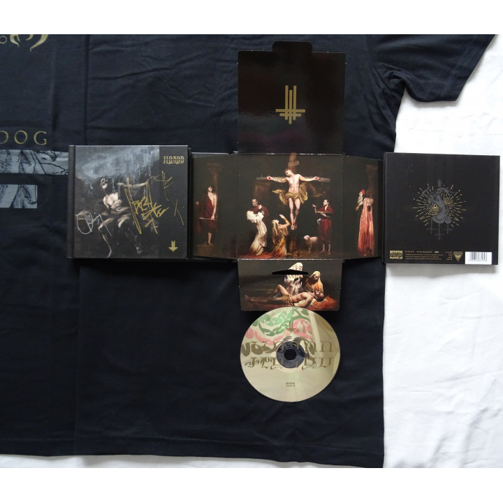 Behemoth I Loved You At Your Darkest Limited Gold Edition Media DigiBook CD Deluxe Edition+Autographs+Official T-Shirt God=Dog