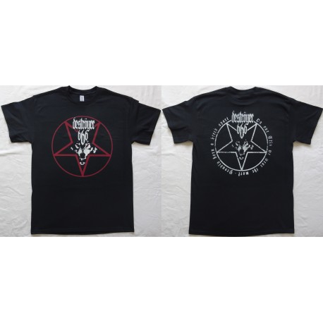 Deströyer 666 Wolfpack Destroyer 666 On Our Skin We Wear the Mark - Proudly Born A Breed Apart Official T-Shirt Black Death Thra