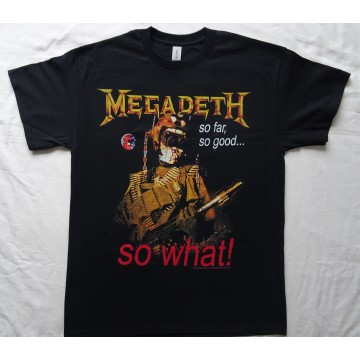 Megadeth So Far, So Good... So What! Official T-Shirt Officiall Merchandise Ⓒ2023 Megadeth