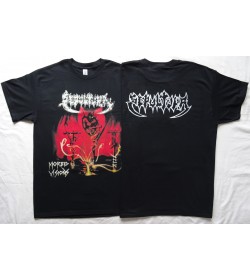 Sepultura Morbid Visions Old School 1986 Official Merchandise T-Shirt Thrash Death Metal 