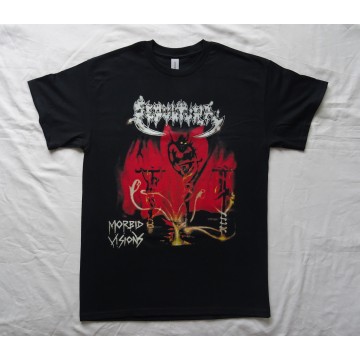 Sepultura Morbid Visions Old School 1986 Official Merchandise T-Shirt Thrash Death Metal 