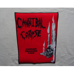 Cannibal Corpse Hammer Smashed Face Backpatch Giant Back Patch Rückenaufnäher Aufnäher