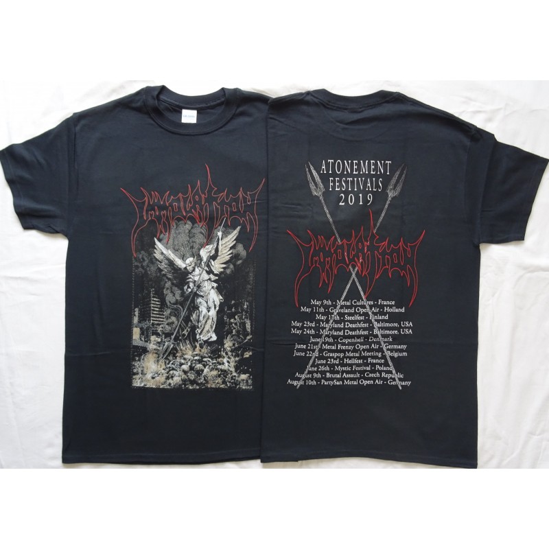 Immolation Atonement World Tour Festivals 2019 Official Merchandise