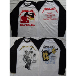 Metallica Kill 'Em All Longsleeve +…And Justice for All Longsleeve Official Original Longsleeve Classic Thrash Metal