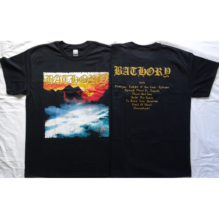Bathory Twilight of the Gods Official T-Shirt Quorthon Seth Legend of Black Metal 