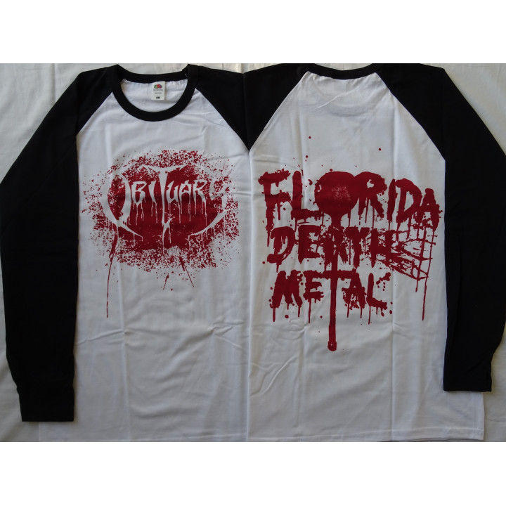 Obituary Florida Death Metal Official Longsleeve Slowly We Rot Cause of Death The End Complete