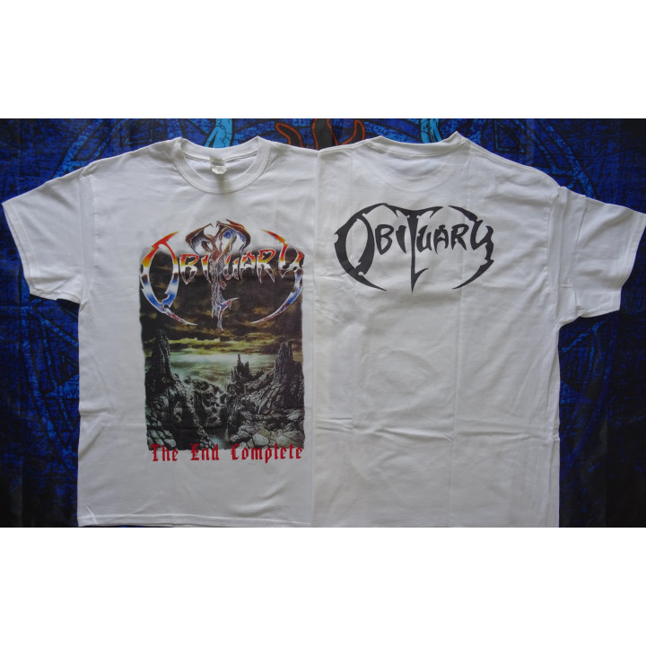 	Obituary The End Complete Official Original Merchandise T-Shirt Unique Florida Death Metal