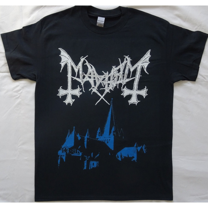 Mayhem De Mysteriis Dom Sathanas Official T-Shirt True Norwegian Black Metal 