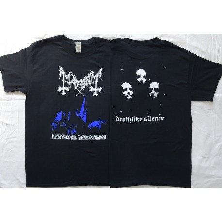 Mayhem De Mysteriis Dom Sathanas Official T-Shirt True Norwegian Black Metal 