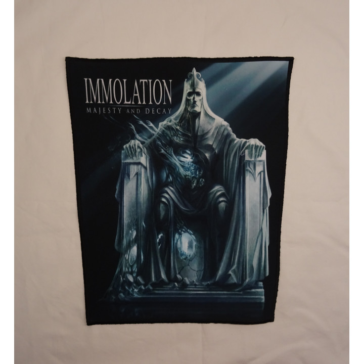Immolation Majesty and Decay Backpatch Giant Back Patch Rückenaufnäher Aufnäher Ltd