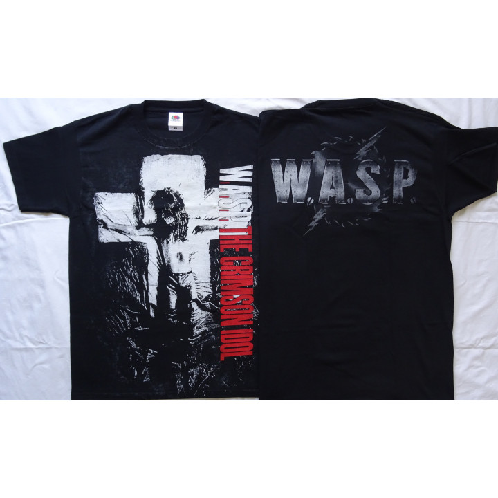 W.A.S.P. WASP We.Are.Satan's.People.The Crimson Idol Official Original Vintage Black T-Shirt Old School Classic Heavy Metal 