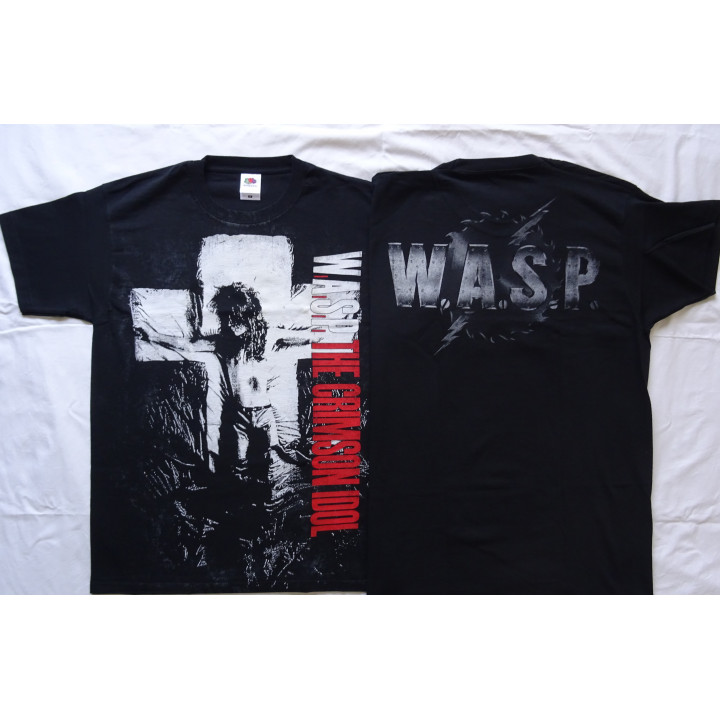 W.A.S.P. WASP We.Are.Satan's.People.The Crimson Idol Official Original Vintage Black T-Shirt Old School Classic Heavy Metal 