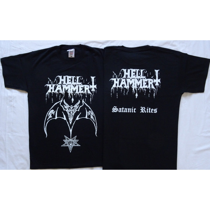 Hellhammer Satanic Rites Official T-Shirt Cult Black Metal Celtic Frost Triptykon