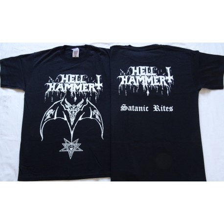 Hellhammer Satanic Rites Official T-Shirt Cult Black Metal Celtic Frost Triptykon