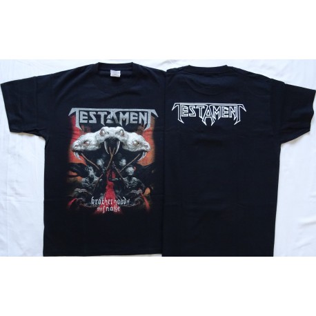  Testament Brotherhood Of The Snake Official Original T-Shirt Thrash Metal 