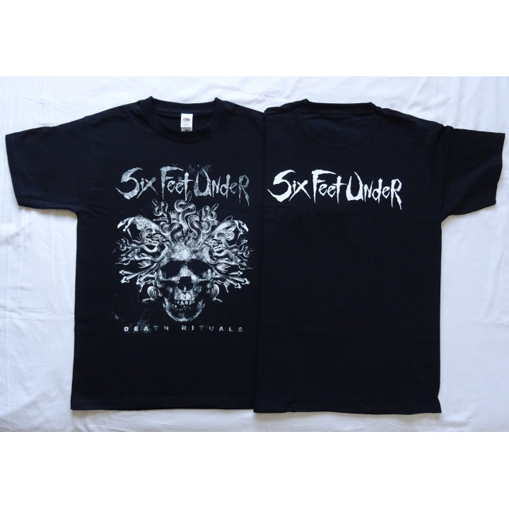 Six Feet Under Death Rituals Official Original T-Shirt Death Metal 