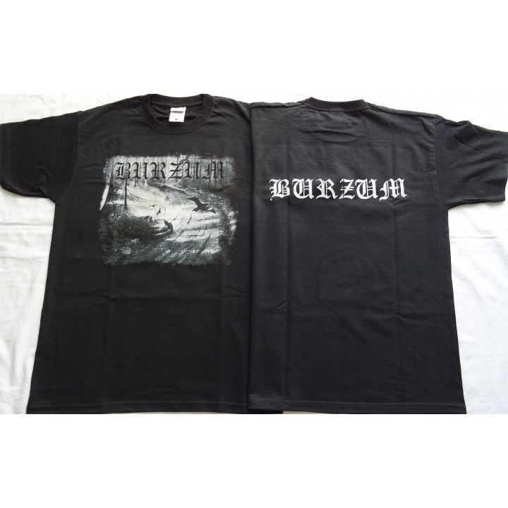 Burzum Hvis Lyset Tar Oss Official T-Shirt Black Metal a∴a∴ Varg Vikernes Count Grishnackh