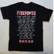 Judas Priest Firepower Official T-Shirt World Tour 2018 Graphic Emblem Date Back
