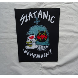 Slayer Slaytanic Wehrmacht Total Cult Thrash Metal Backpatch Giant Back Patch Rückenaufnäher Aufnäher