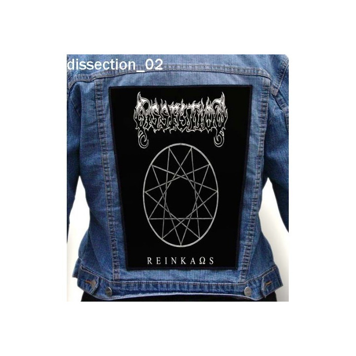 Dissection Backpatch Giant Back Patch Rückenaufnäher Aufnäher 