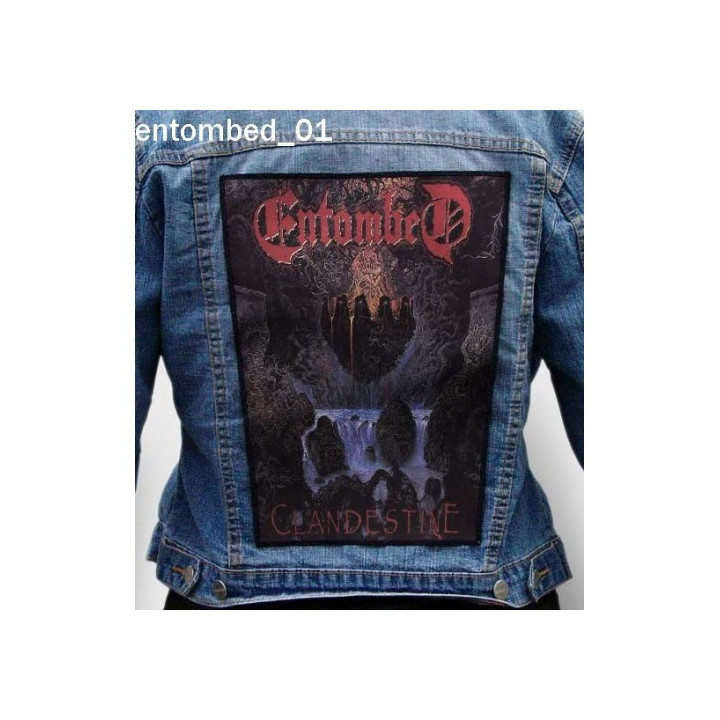 Entombed Backpatch Giant Back Patch Rückenaufnäher Aufnäher 
