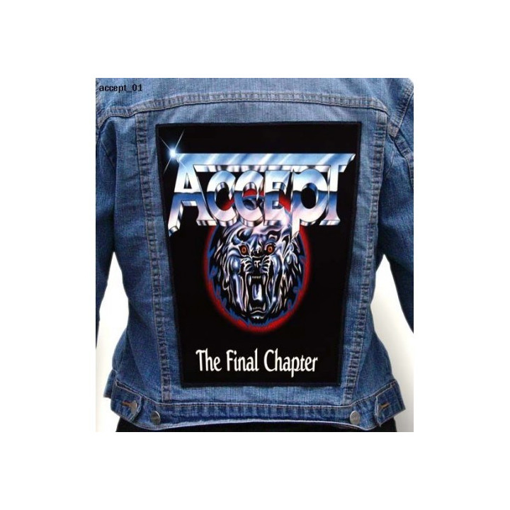 Accept Backpatch Giant Back Patch Rückenaufnäher Aufnäher 