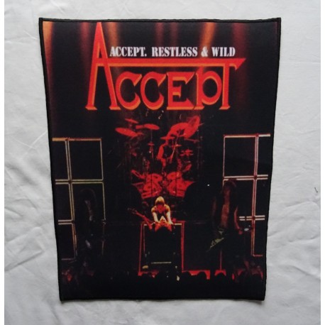 Accept Restless and Wild Backpatch Giant Back Patch Rückenaufnäher Aufnäher