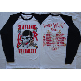 Slayer Slaytanic Wehrmacht World Sacrifice Tour 1989 Longsleeve Free Shipping !