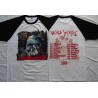 Slayer South of Heaven World Sacrifice Tour 1989 Baseball T-Shirt Free Shipping !