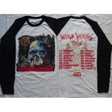 Slayer South of Heaven World Sacrifice Tour 1989 Longsleeve Free Shipping !
