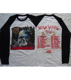 Slayer South of Heaven World Sacrifice Tour 1989 Longsleeve Free Shipping !